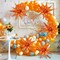 60PCS Orange Star Foil Balloons – 12-Point Starburst Party Decorations for Birthday & Wedding